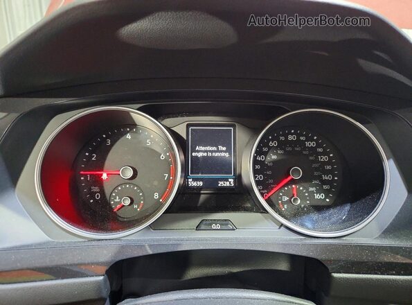 3VV2B7AX2MM040432 2021 VOLKSWAGEN TIGUAN Красный Вид щитка приборов