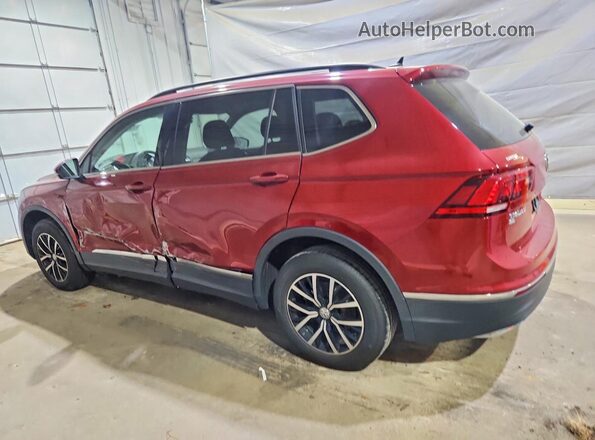 3VV2B7AX2MM040432 2021 VOLKSWAGEN TIGUAN Красный Задняя левая четверть