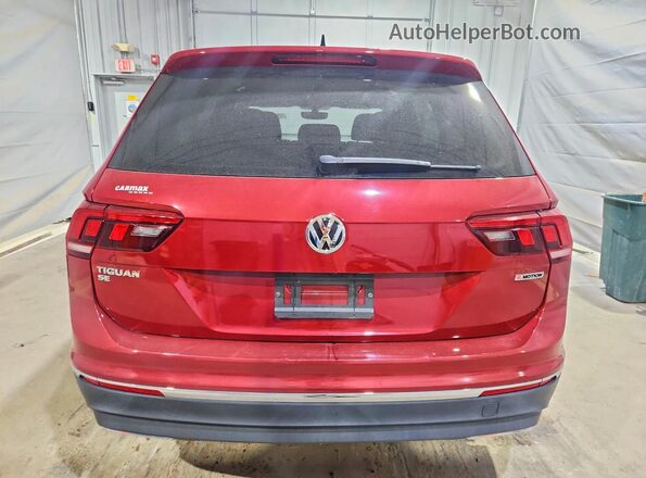 3VV2B7AX2MM040432 2021 VOLKSWAGEN TIGUAN Красный Вид сзади