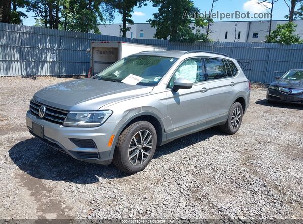 3VV2B7AX2MM089825 2021 VOLKSWAGEN TIGUAN Silver წინა მარცხენა ხედი სამი მეოთხედიდან