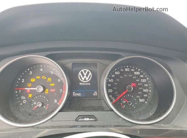 3VV2B7AX2MM099092 2021 VOLKSWAGEN TIGUAN Charcoal Instrument cluster view