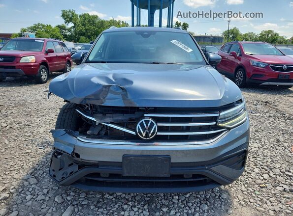 3VV2B7AX2NM021316 2022 VOLKSWAGEN TIGUAN Gray Widok z przodu