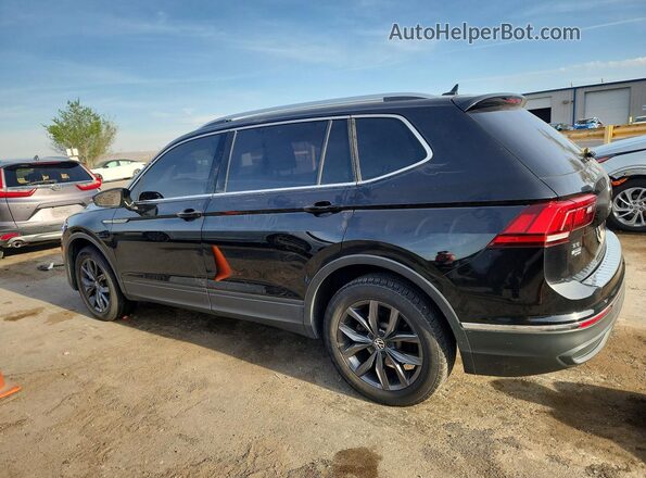 3VV2B7AX2NM151225 2022 VOLKSWAGEN TIGUAN Черный Задняя левая четверть