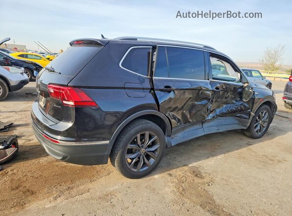 3VV2B7AX2NM151225 2022 VOLKSWAGEN TIGUAN Черный Задняя правая четверть