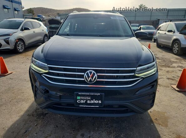 3VV2B7AX2NM151225 2022 VOLKSWAGEN TIGUAN Черный Вид спереди