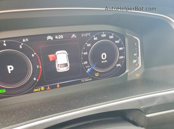 3VV2B7AX2NM157798 2022 VOLKSWAGEN TIGUAN Черный Вид щитка приборов
