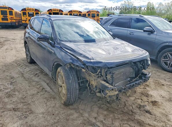 3VV2B7AX2NM157798 2022 VOLKSWAGEN TIGUAN Черный Передняя правая четверть