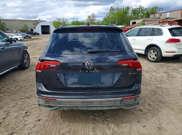3VV2B7AX2NM157798 2022 VOLKSWAGEN TIGUAN Черный Вид сзади