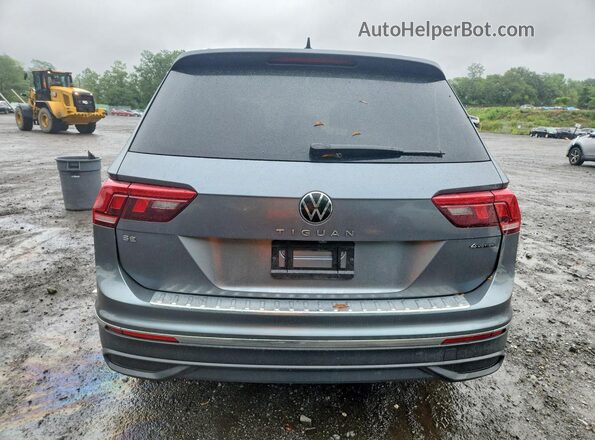 3VV2B7AX2NM166193 2022 VOLKSWAGEN TIGUAN Gray Rear view