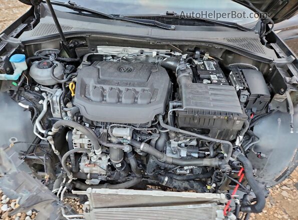 3VV2B7AX2PM066047 2023 VOLKSWAGEN TIGUAN Черный Вид подкапотного пространства