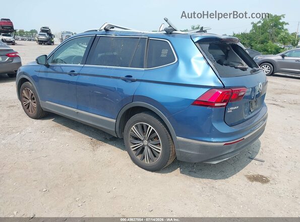 3VV2B7AX3JM059972 2018 VOLKSWAGEN TIGUAN Blue Հետևի ձախ