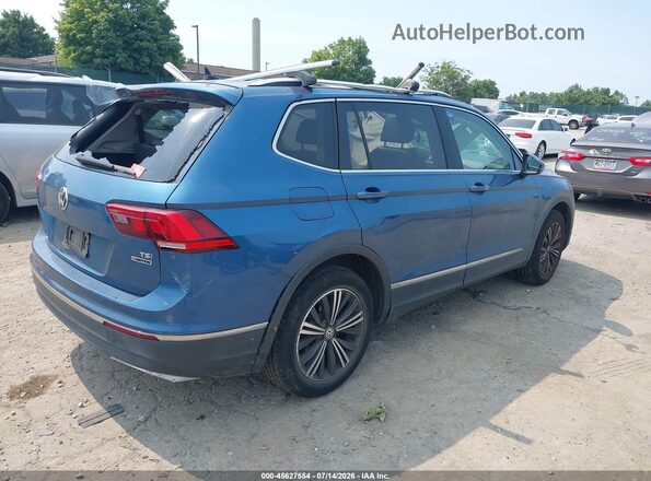3VV2B7AX3JM059972 2018 VOLKSWAGEN TIGUAN Blue Հետևի աջ