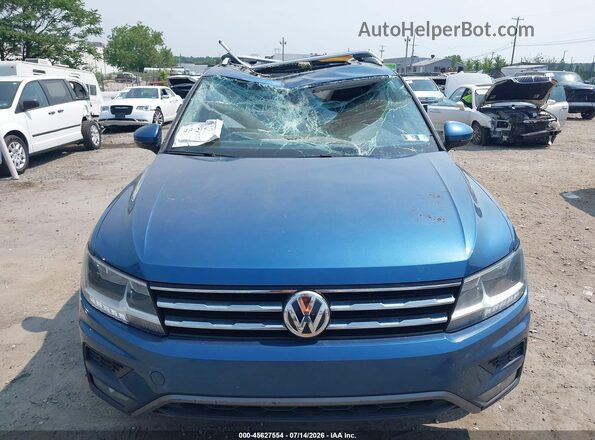 3VV2B7AX3JM059972 2018 VOLKSWAGEN TIGUAN Blue Սարքավորումների վահանակի տեսք