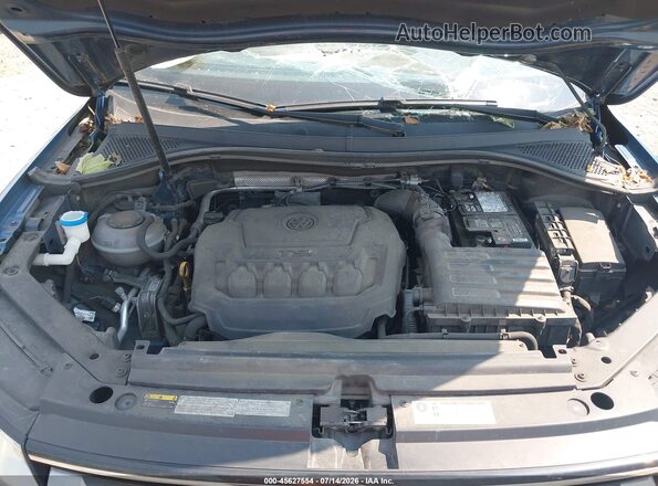 3VV2B7AX3JM059972 2018 VOLKSWAGEN TIGUAN Blue Հետևի տեսք