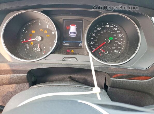3VV2B7AX3JM114940 2018 VOLKSWAGEN TIGUAN White Vista del cuadro de instrumentos