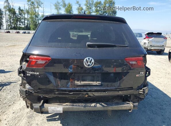 3VV2B7AX3JM204184 2018 VOLKSWAGEN TIGUAN Black Widok z tyłu