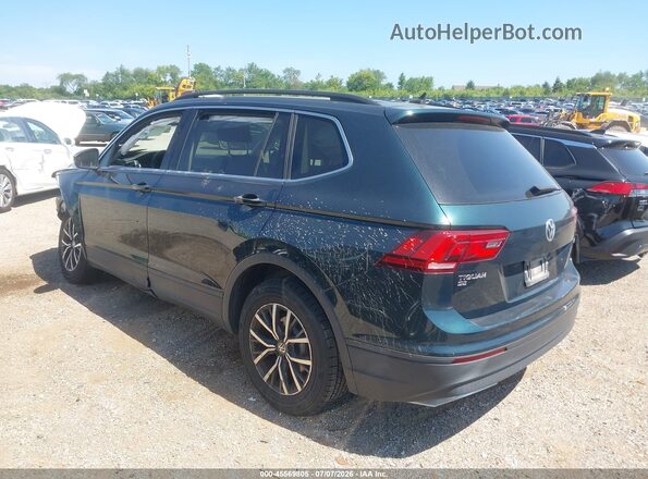 3VV2B7AX3KM189669 2019 VOLKSWAGEN TIGUAN Зеленый Задняя левая четверть