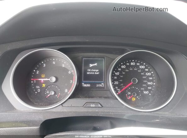 3VV2B7AX3LM106646 2020 VOLKSWAGEN TIGUAN White უკანა სავარძლების ხედი