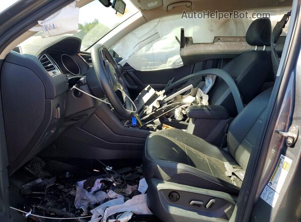 3VV2B7AX3MM001977 2021 VOLKSWAGEN TIGUAN Gray Вид салону спереду