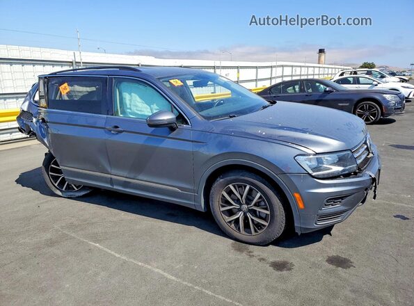 3VV2B7AX3MM001977 2021 VOLKSWAGEN TIGUAN Gray Передня права чверть