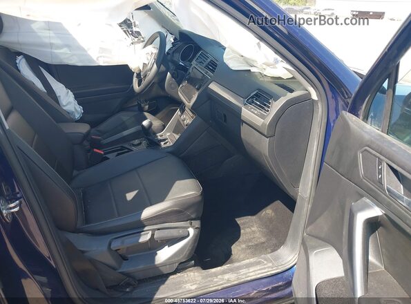 3VV2B7AX3MM040407 2021 VOLKSWAGEN TIGUAN Синий Вид салона спереди
