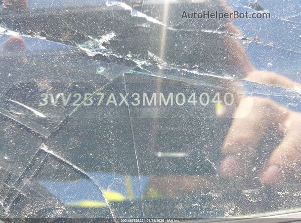 3VV2B7AX3MM040407 2021 VOLKSWAGEN TIGUAN Синий Вид подкапотного пространства