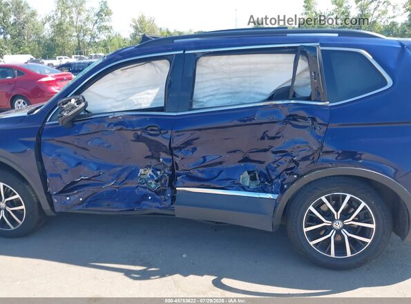 3VV2B7AX3MM040407 2021 VOLKSWAGEN TIGUAN Синий Вид задней части салона