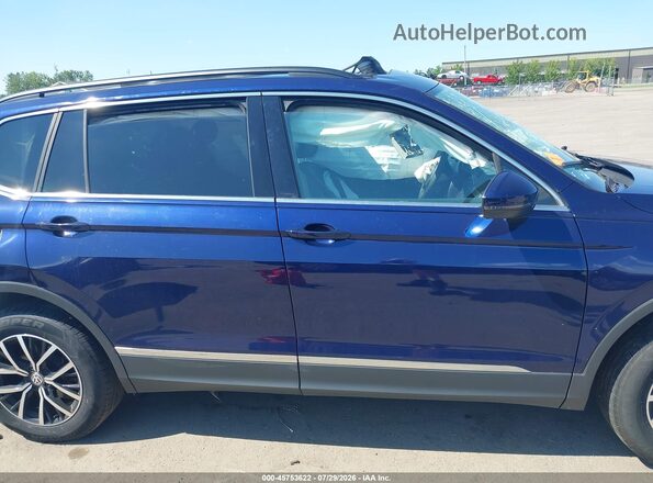 3VV2B7AX3MM040407 2021 VOLKSWAGEN TIGUAN Синий Вид щитка приборов