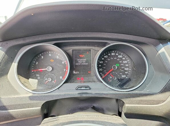 3VV2B7AX3MM065064 2021 VOLKSWAGEN TIGUAN Gray Instrument cluster view