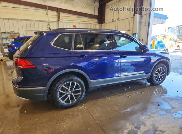 3VV2B7AX3MM073763 2021 VOLKSWAGEN TIGUAN Blue Trasero derecho