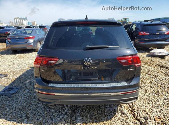 3VV2B7AX3NM038397 2022 VOLKSWAGEN TIGUAN Black Vista trasera