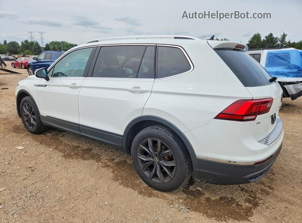 3VV2B7AX3NM048377 2022 VOLKSWAGEN TIGUAN White უკანა მარცხენა