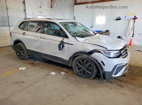 3VV2B7AX3NM106391 2022 VOLKSWAGEN TIGUAN Белый Передняя правая четверть