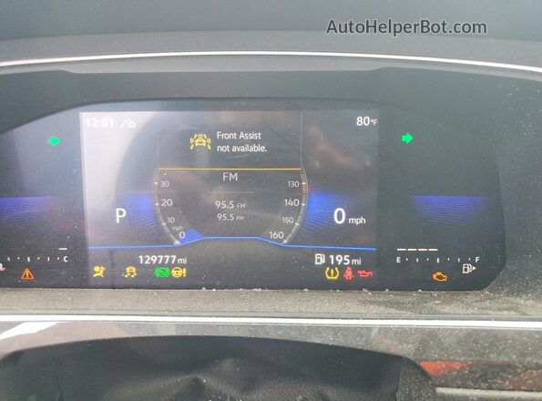 3VV2B7AX3NM106391 2022 VOLKSWAGEN TIGUAN Белый Вид щитка приборов