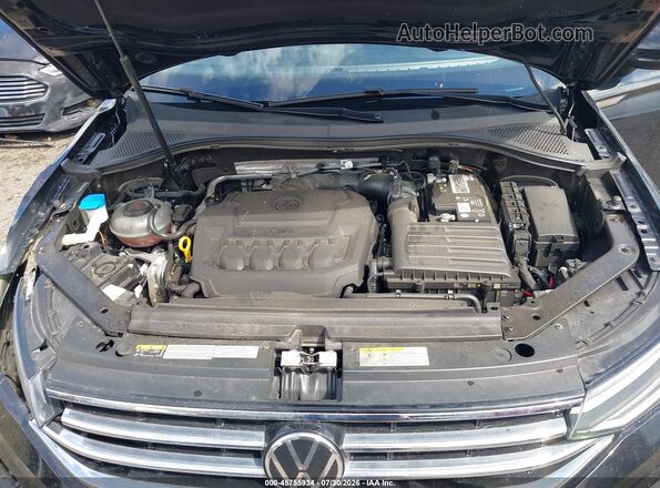 3VV2B7AX3NM149662 2022 VOLKSWAGEN TIGUAN Black Հետևի տեսք