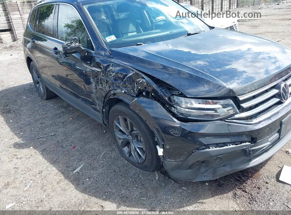 3VV2B7AX3NM149662 2022 VOLKSWAGEN TIGUAN Black Դիմացի տեսք