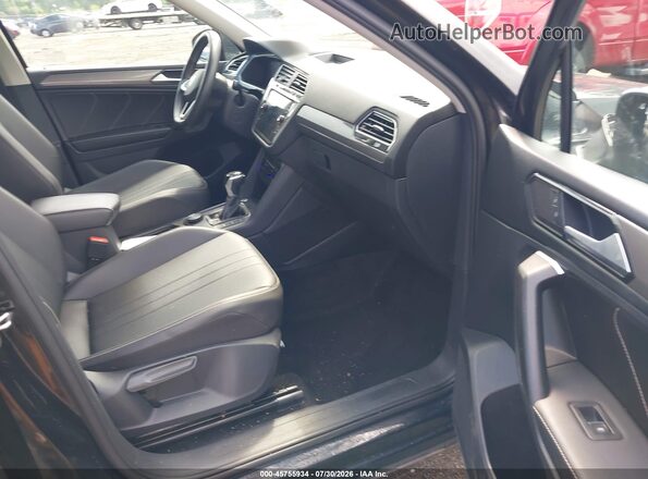 3VV2B7AX3NM149662 2022 VOLKSWAGEN TIGUAN Black Սալոնի դիմացի տեսք