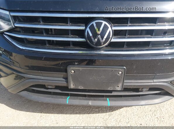 3VV2B7AX3RM127070 2024 VOLKSWAGEN TIGUAN Black Widok z przodu