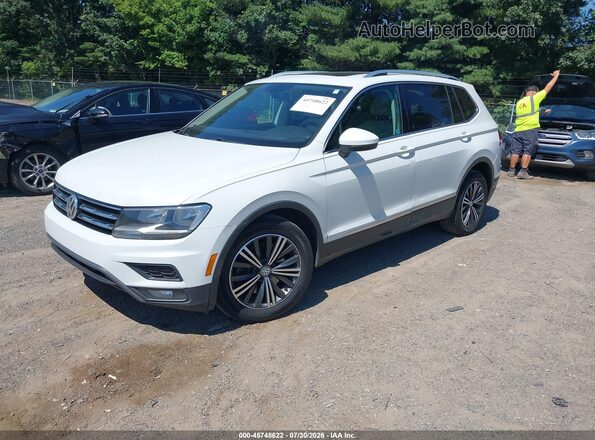 3VV2B7AX4JM012417 2018 VOLKSWAGEN TIGUAN Белый Передняя левая четверть