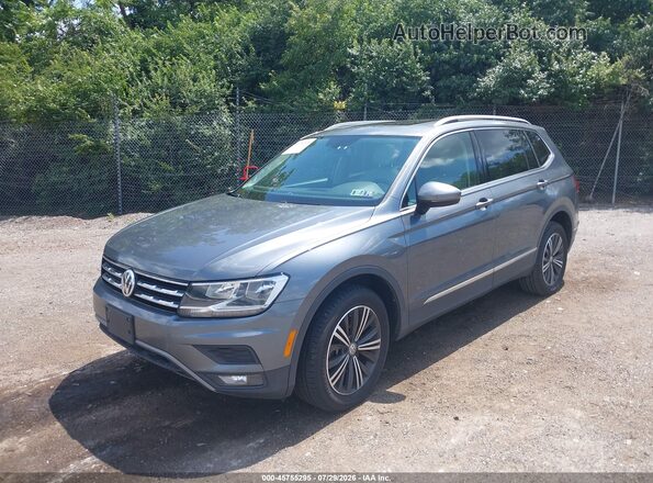 3VV2B7AX4JM015320 2018 VOLKSWAGEN TIGUAN Gray წინა მარცხენა ხედი სამი მეოთხედიდან