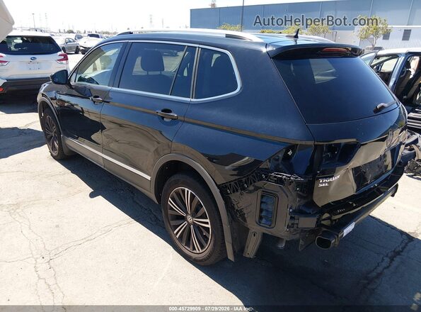 3VV2B7AX4JM113117 2018 VOLKSWAGEN TIGUAN Черный Задняя левая четверть