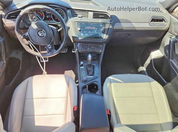 3VV2B7AX4JM163533 2018 VOLKSWAGEN TIGUAN White Widok deski rozdzielczej