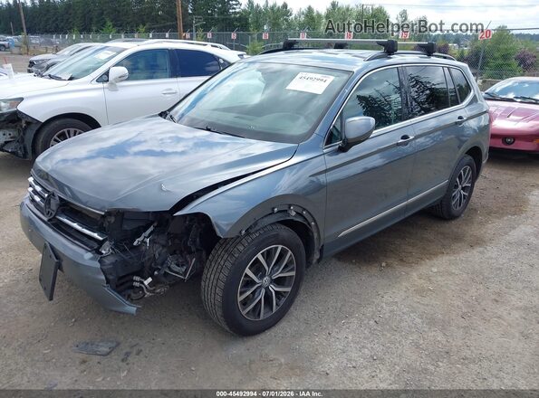 3VV2B7AX4JM198251 2018 VOLKSWAGEN TIGUAN Blue Передня ліва чверть