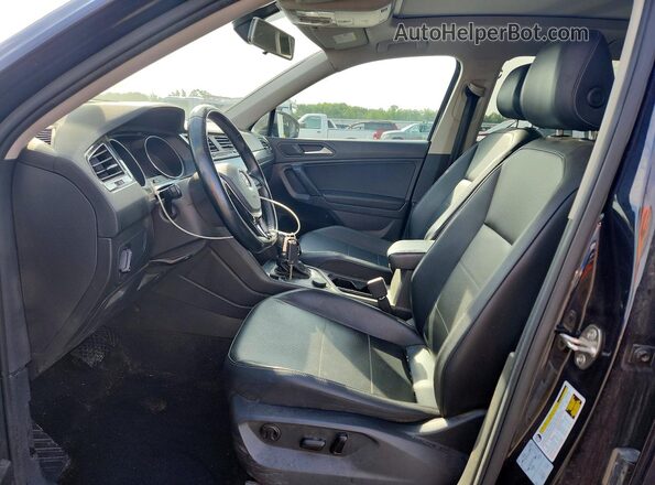 3VV2B7AX4KM016761 2019 VOLKSWAGEN TIGUAN Black Вид салону спереду
