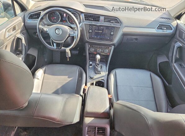 3VV2B7AX4KM016761 2019 VOLKSWAGEN TIGUAN Black Вид панелі приладів
