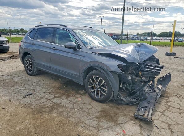 3VV2B7AX4KM056645 2019 VOLKSWAGEN TIGUAN Gray წინა მარჯვენა