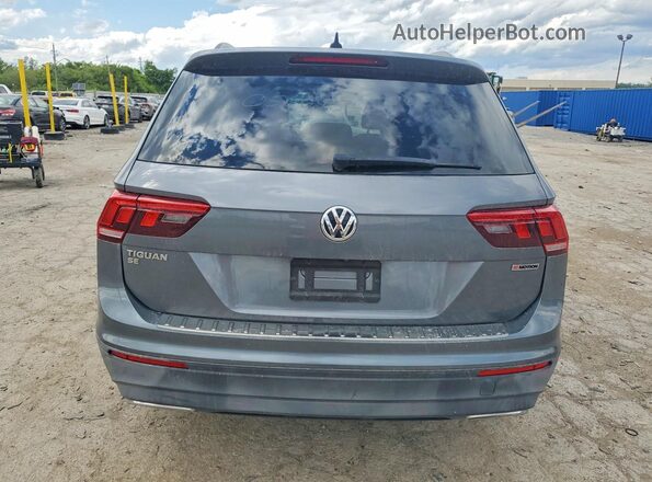 3VV2B7AX4KM056645 2019 VOLKSWAGEN TIGUAN Gray უკანა ხედი