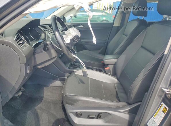 3VV2B7AX4KM056645 2019 VOLKSWAGEN TIGUAN Gray წინა სალონის ხედი