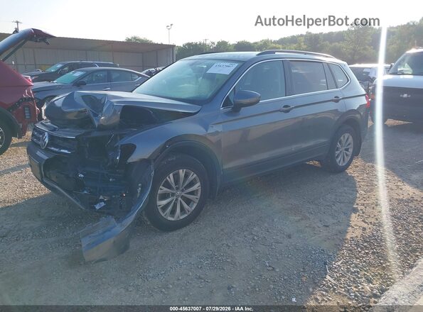 3VV2B7AX4KM077687 2019 VOLKSWAGEN TIGUAN Gray Front left