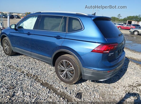3VV2B7AX4KM092917 2019 VOLKSWAGEN TIGUAN Blue Trasero izquierdo